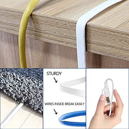 Flat Cable 100 FT, Cat 8 LAN Cable Sheilded 30AWG Lastest 40