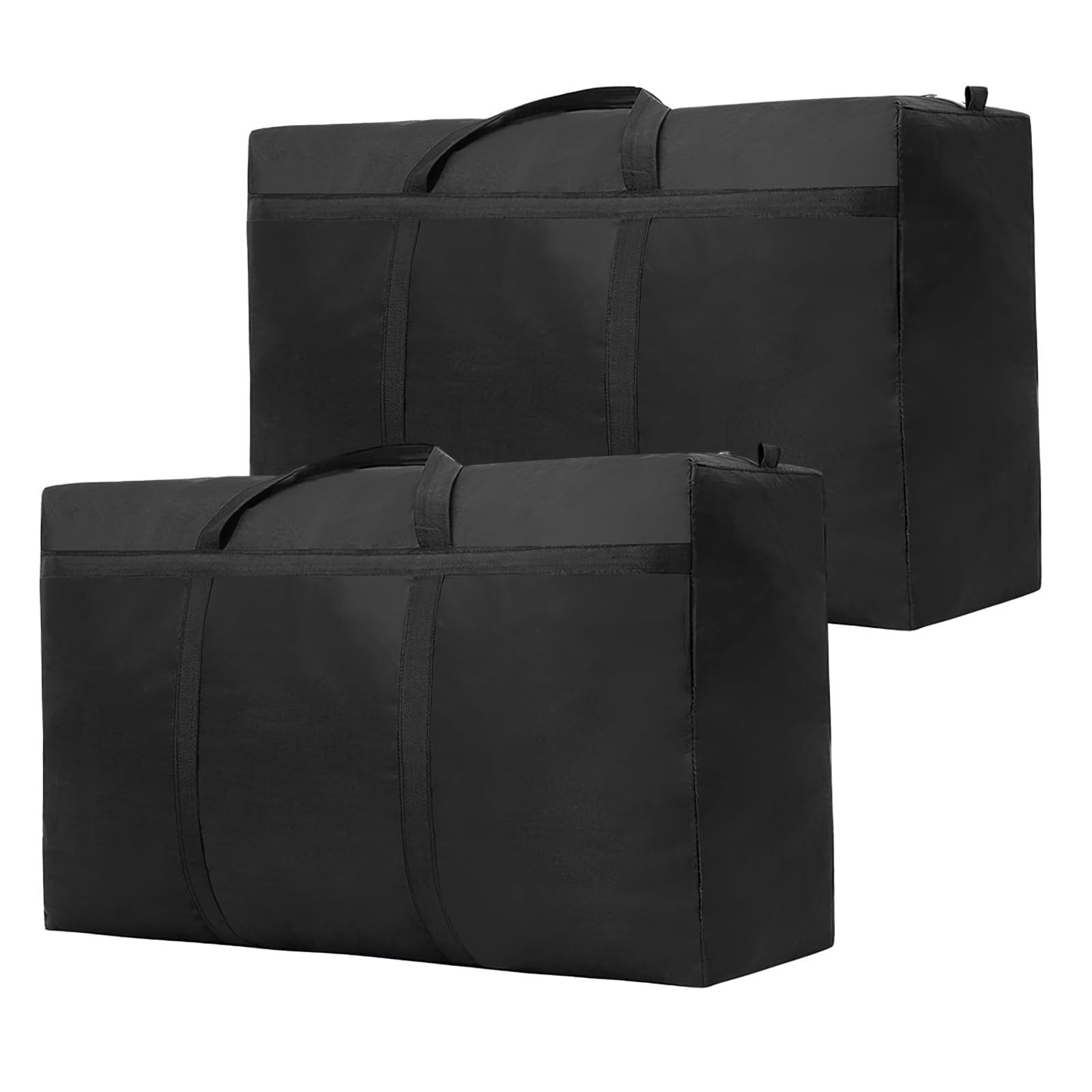 ZACENYU 2 Pack 125L Large Moving Boxes Heavy Duty, Extra Large Storage Bags for Clothes,Strong Packing Boxes for Moving House,Duvet,Bedding,Underbed,Blankets