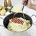 Tovolo Silicone Potato, Stainless Steel Handle & Core, Food Mashers Kitchen Utensil Vegetable Ricer & Avocado Blender, Scratch-Resistant & Heat-Resistant, 1 EA, Candy Apple