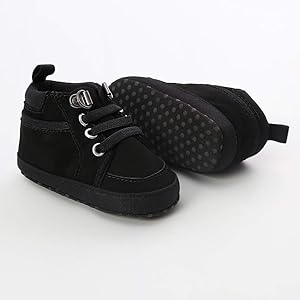 high top hard sole baby shoes
