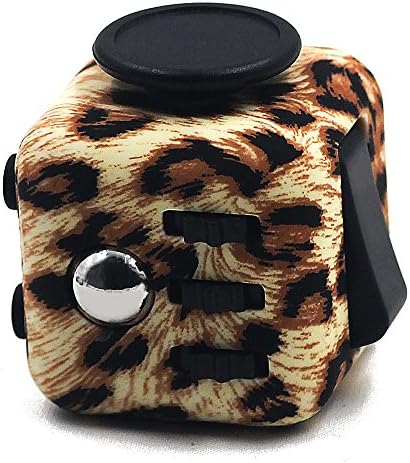Fidget Cube Anxiety Attention Toy-Relieves Stress And Anxiety And Relax for Children and Adults (leopard)