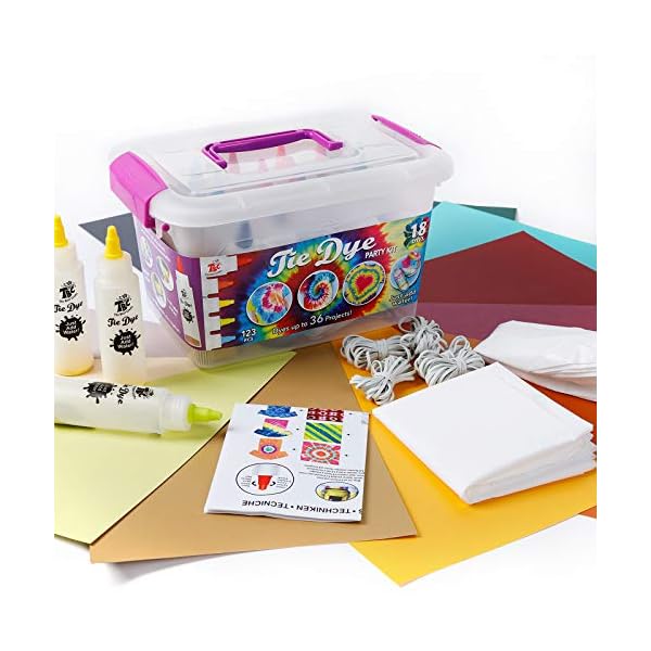 TBC-The-Best-Crafts-Tie-Dye-Art-Kit-for-over-18-Kids-to-Play-Easy-Fun TBC The Best Crafts Tie-Dye Art Kit for Over 18 Kids to Play, Easy & Fun