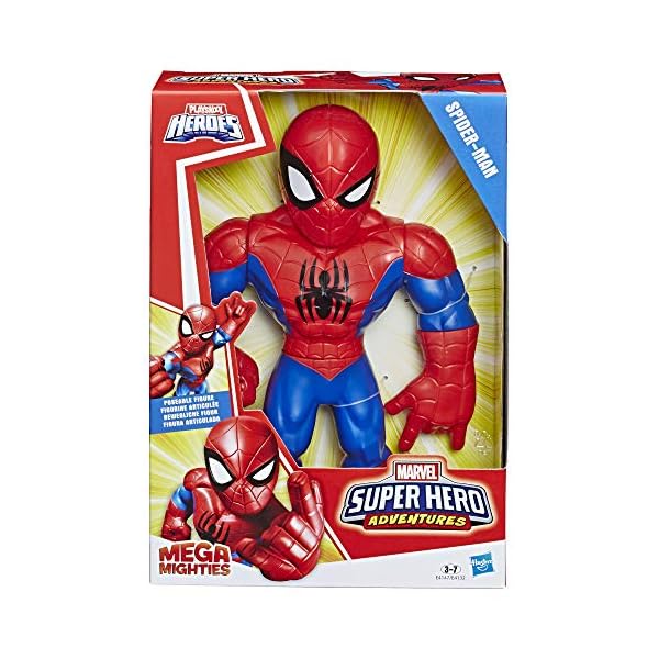 Playskool-Heroes-Marvel-Super-Hero-Adventures-Mega-Mighties-Spider-Man-Collectible-10-Inch-Action-Figure-Toys-for-Kids-Ages-3-and-Up Playskool Heroes Marvel Super Hero Adventures Mega Mighties Spider-Man Collectible 10 Inch Action Figure, Toys for Kids…