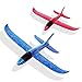 Throwing Foam Airplane Toys 13.5 Inches Flying Glider Inertia Plane Manual Circling Functions Flying Aircraft Fun Outdoor Fun for Kids Children Boys Girls 2pcs