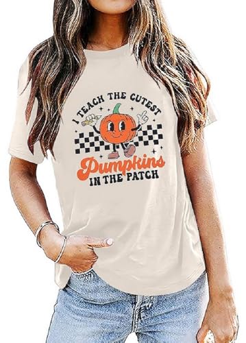 Halloween Teacher Pumpkins T-Shirt