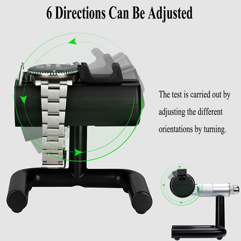 TICFROG Watch Timegrapher No.1000 Weishi, Multifunctional Watch Tester, Watch Timing Machine for Watchmaker, Watch Calibration Tool for Mechanical Watches with EN Instruction Watch Cleaning Cloth