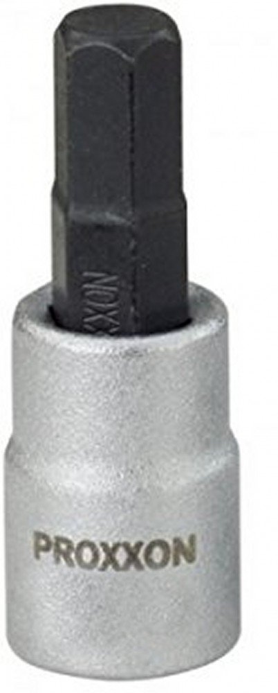 PROXXON 23479 Drive Bit, HX8, 8 mm, 55 mm, 1/2 Inch, 1 piece, Metal, Chrome-plated, Nickel-plated, Spain
