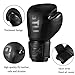 ZTTY Boxing Gloves Kickboxing Muay Thai Punching Bag MMA Pro Grade Sparring Training Fight Gloves for Men & Women (Black, 14oz)