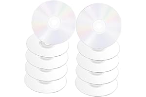 DECHOUS Blank Cds for Painting and Crafts 20pcs Round Discs Diy Wall Decor for Room and Party Art