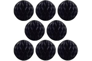 Ruidee 8 Pieces Paper Honeycomb Balls Tissue Paper Flower Balls Party Backdrop Decoration for Weddings, Birthday Parties, Bab