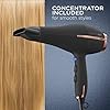 Conair INFINITIPRO BY 1875 Watt AC Motor Pro Hair Dryer, Black / Rose Gold, 1 Count