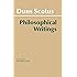 Duns Scotus - Philosophical Writings: A Selection
