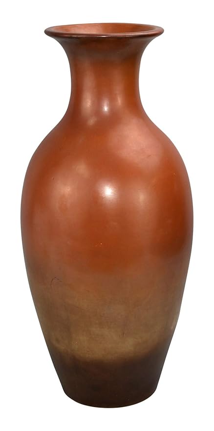 Amazon Com Roseville Pottery Pauleo Mottled Burnt Orange