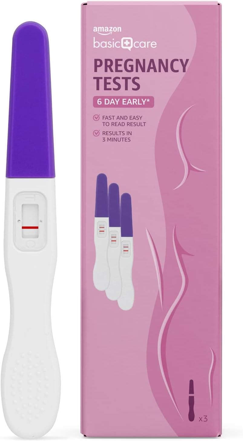 Amazon Basic Care 6 Day Early Pregnancy Tests Pack of 3