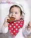 Baby Bandana Drool Bibs By Eden Baby with Adjustable unique 3 Snaps - Premium Dribble & Teething Soft Bibs - 100% Organic Super Absorbent Cotton - 4 Pack cute Baby Shower Gift set + free bag