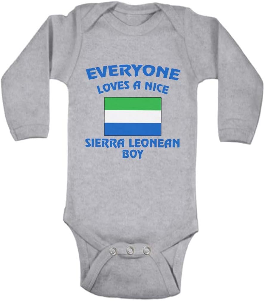 Baby Long Sleeve Bodysuit Everyone Loves Nice Sierra