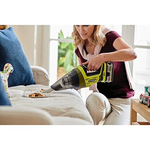 Ryobi R18HV0 One Plus Cordless Hand Vac, 18 V, Hyper Green Petrol Head Store