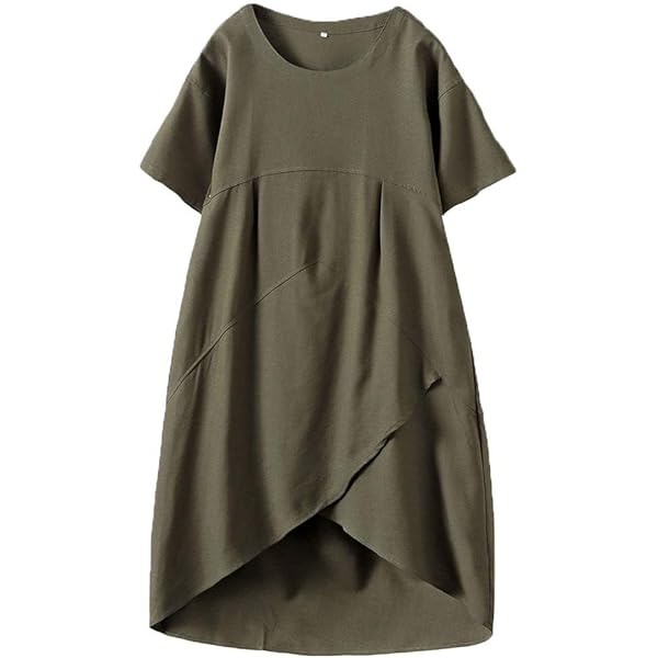 Mordenmiss Women's Cotton Linen Dress Summer Midi Dresses with Pockets (L Navy) at Amazon Women's Clothing store Mordenmiss Women's Cotton Linen Dress Summer Midi Dresses with Pockets (L Navy) at Amazon Women's Clothing store