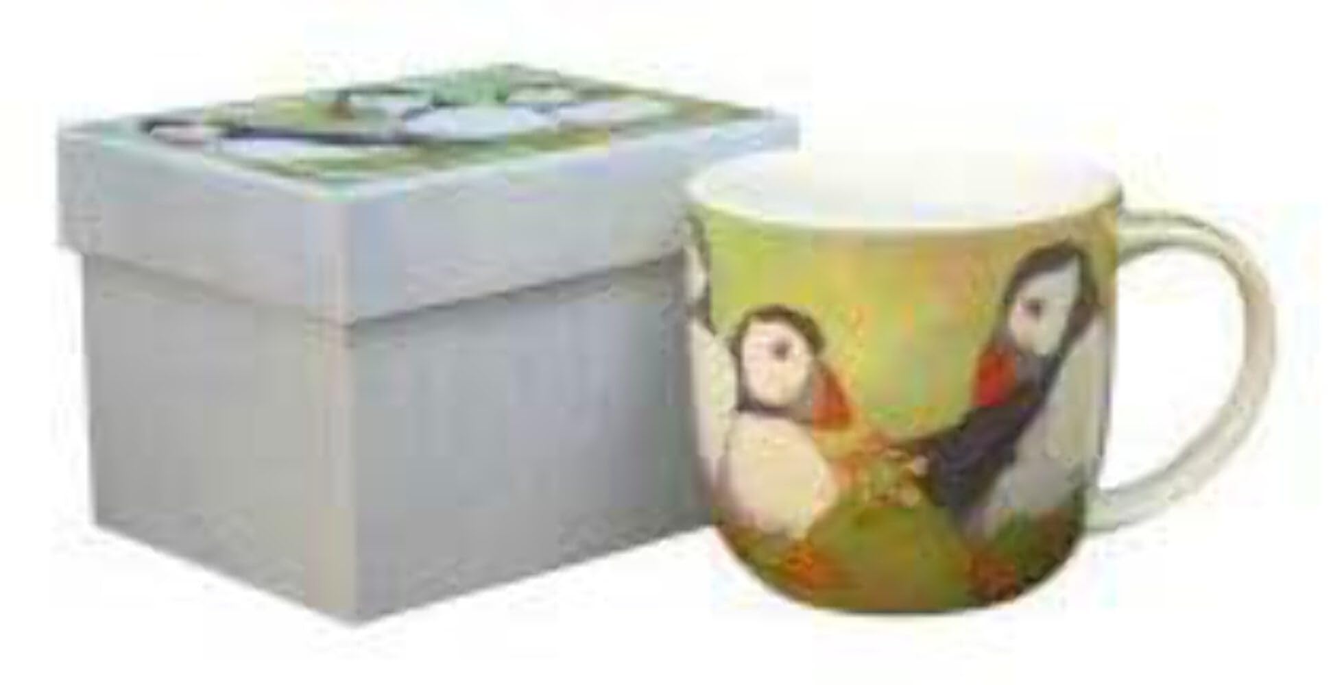 Puffins Bone China Mug with Gift Box