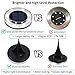 Solar Lights Outdoor, Newest Design Solar Disk Lights Outdoor, Waterproof Patio Garden Pathway In-Ground Lights - White(4 Pack)