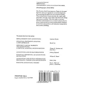 Positive Accounting Theory