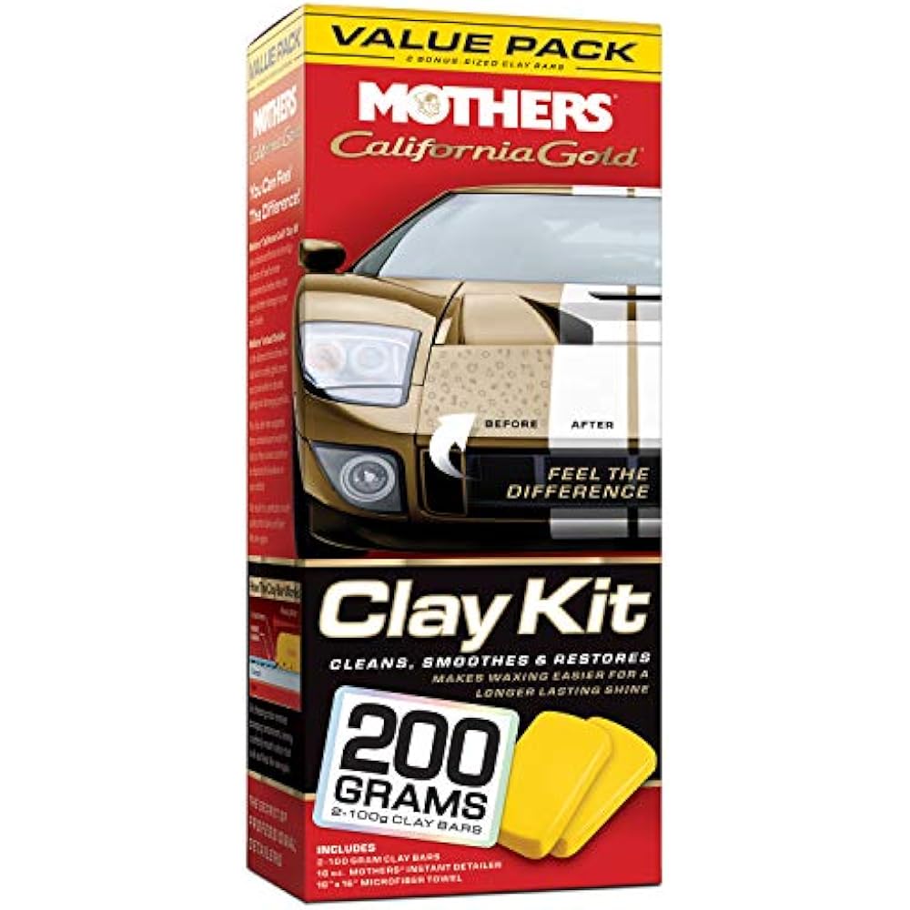 Mothers 07240 California Gold Clay Bar System 74994537941 eBay