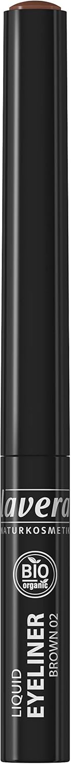 lavera Liquid Eyeliner -Brown- For an expressive look ∙ Organic blossom extracts & organic oils ∙ Vegan Natural cosmetics Make-up Organic plant ingredients 100% natural make-up (2.8 ml) - Image 3