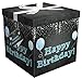 Endless Art US Gift Box 12x12x12 Amrita Birthday Pop up in Seconds Comes with Decorative Ribbon Mounted on The lid A Gift Tag and Tissue Paper - No Glue or Tape Required