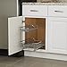Household Essentials Glidez Multipurpose Chrome-Plated Steel Pull-Out/Slide-Out Storage Organizer for Under Sink or Under Cabinet Use - 2-Tier Design - Fits Standard Size Cabinet or Shelf, Chrome