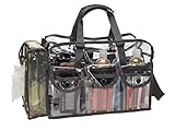 Seya Makeup Artist Clear PVC Set Bag w/ Removable Shoulder Strap (Gray)