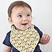 Kinsard Baby Bandana Drool Bibs, Soft and Absorbent, 100% Cotton Bib For Drooling and Teething, 4 Pack Gift Set, Unisex-For Boys and Girls