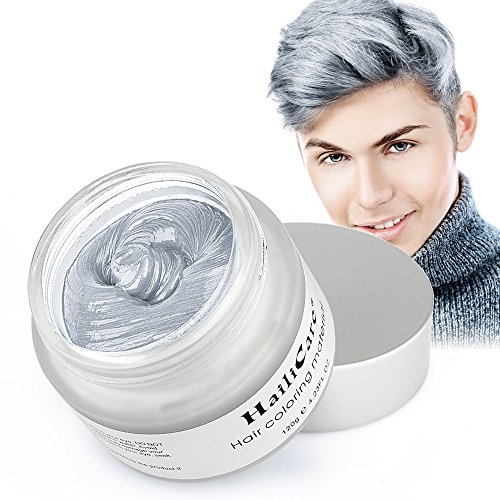 HailiCare Silver Gray Hair Wax 4.23 oz, Professional Silvery Grey Hair