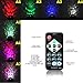 SOLMORE LED Disco Ball Party lights Ripple Light Sound Activated DJ Lights for Parties 7Colors Water Wave Ocean Projector Strobe Light for Home Stage Wedding Bar Karaoke Birthday Gift 3W (with Remote)