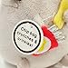 GUND Pusheen Snackable Chips Cat Plush Stuffed Animal Backpack Clip, Gray, 5