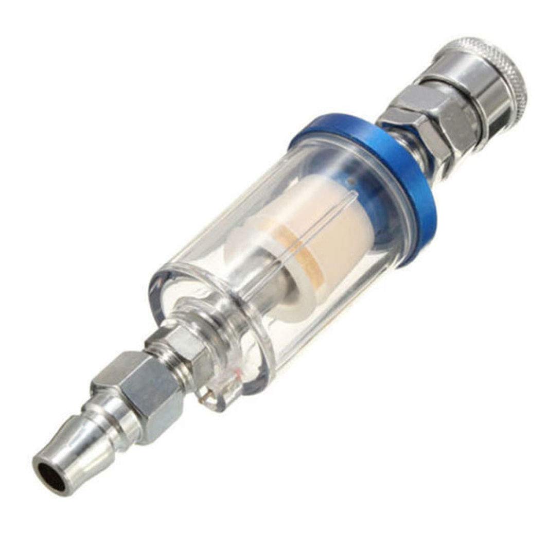 Air Spray Paint Gun Regulator Gauge In-line Air Oil Water Separator Filter DSW Pneumatic Tools Air Source Processor Tail Grille