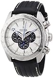 Festina Men's F16489/6 Black Leather Quartz Watch with White Dial