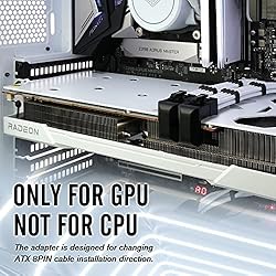 EZDIY-FAB GPU VGA PCIE 8 Pin U Turn 180 Degree