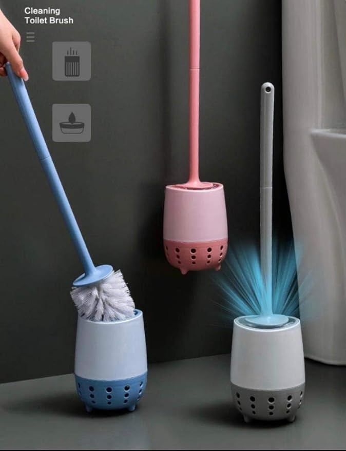 Home Cloud Japanese Designed Toilet Brush and Holder Toilet Bowl