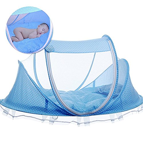 Foldable Baby Travel Crib with Mosquito Net Baby Travel Cot