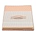 iwill CREATE PRO Cute Peachy Hanging Closet Storage Shelf for Baby Clothes & Accessories, 4 Compartment & 1 Collapsible Drawer, Good for Girls Room