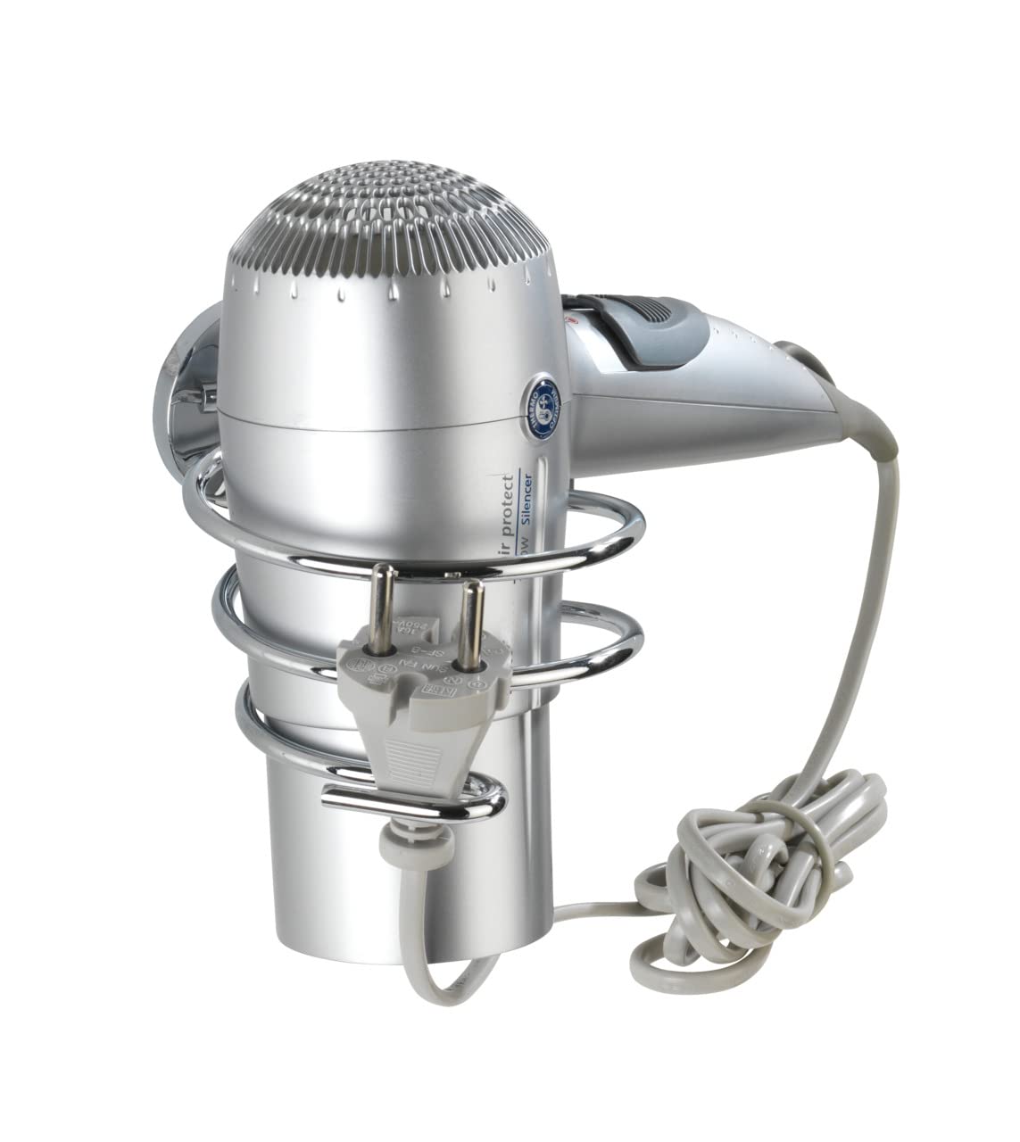 WENKO Hair Dryer Holder Cuba, Chrome