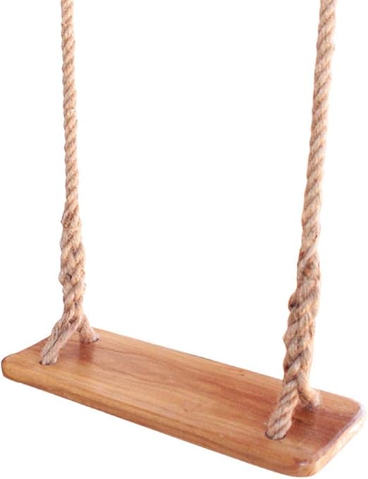 wooden childrens swing