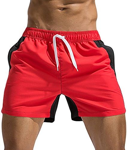 Corriee Mens Tennis Shorts Athletic Drawstring Beach Pants Summer Stylish Beachwear