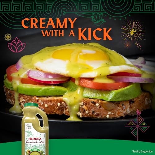 HERDEZ MILD GUACAMOLE SALSA JUG, 32 OZ (PACK OF 1)