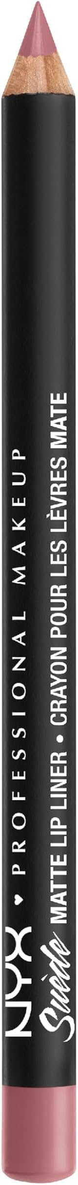 NYX Suede Matte Lip Liner SMLL09 Tea & Cookies/Glitz view 9