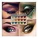Beauty Glazed Diamond Glitter Eyeshadow Palette Ultra Pigmented Mineral Pressed Glitter Make Up Eye Shadow Powder Bright Luminous Eyes Shimmer Shinny Glittering Waterproof 15 Colors