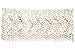 KMystic Plain Braided Knit Headband (Ivory)