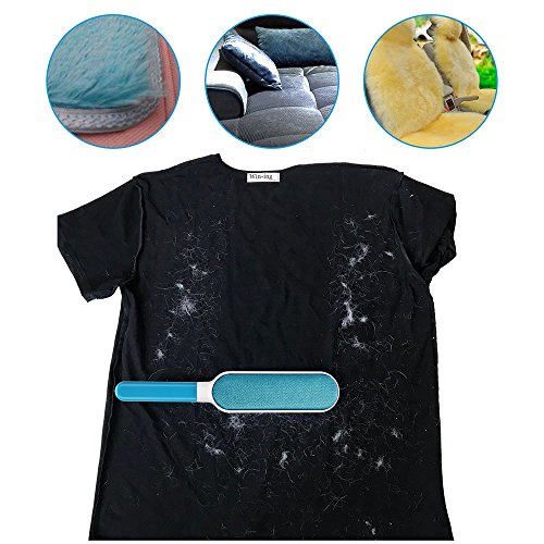 MUDEELA Pet Hair Remover Brush Fur & Lint Removal Brush with Self
