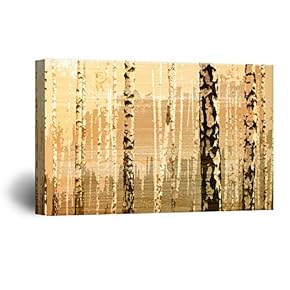 Abstract Yellow Forest