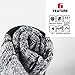 YUEDGE Men's 2 Pack Antiskid Wicking Cushion Cotton Socks For Outdoor Camping Hiking backpacking Sports(2 Pack Dark Grey)